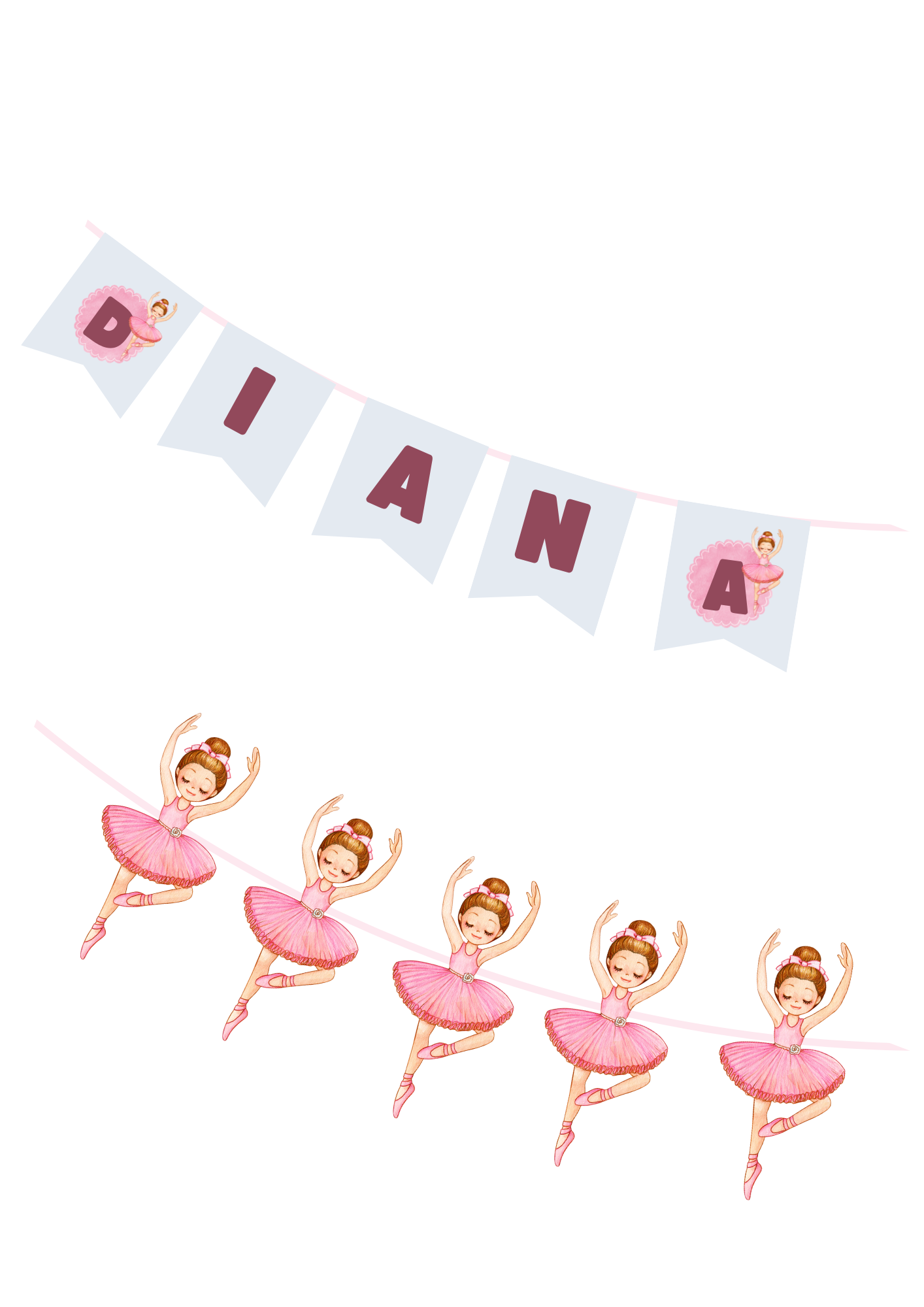Bandeirolas - Tema Bailarina