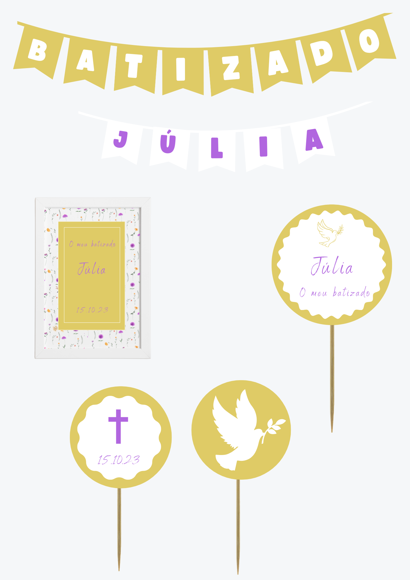 Tema Violetas | Kit L