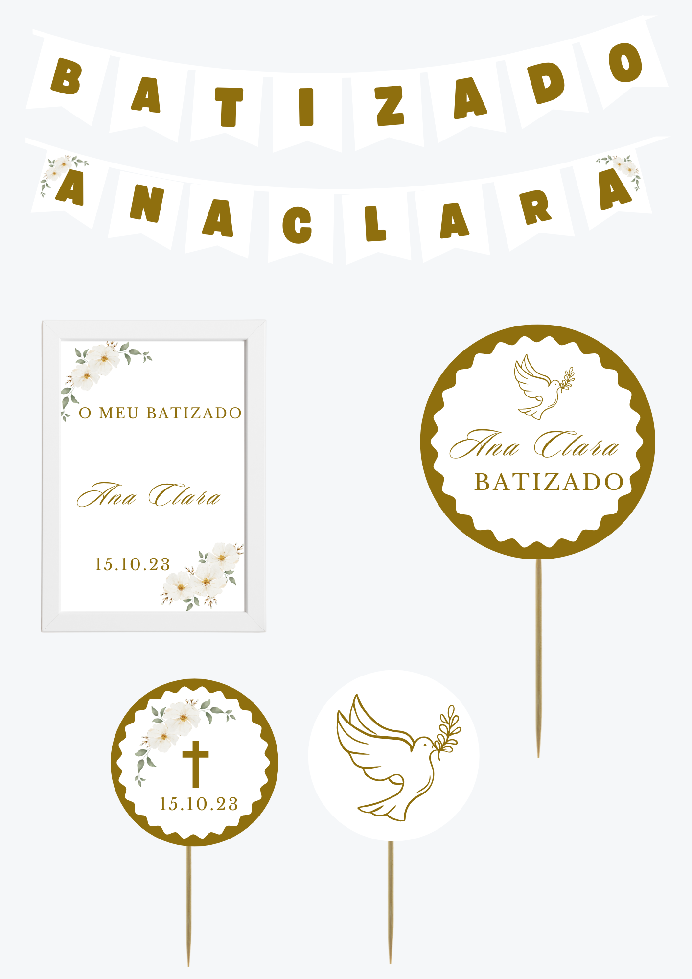Tema Plumerias | Kit L