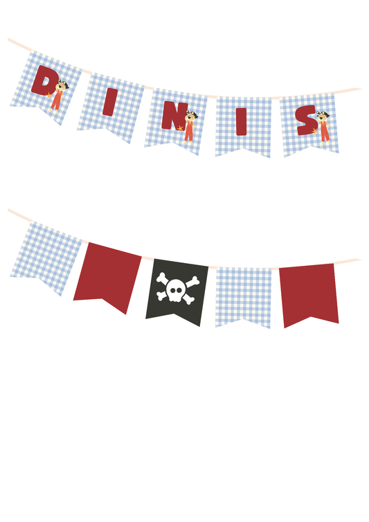 Bandeirolas - Tema Pirata