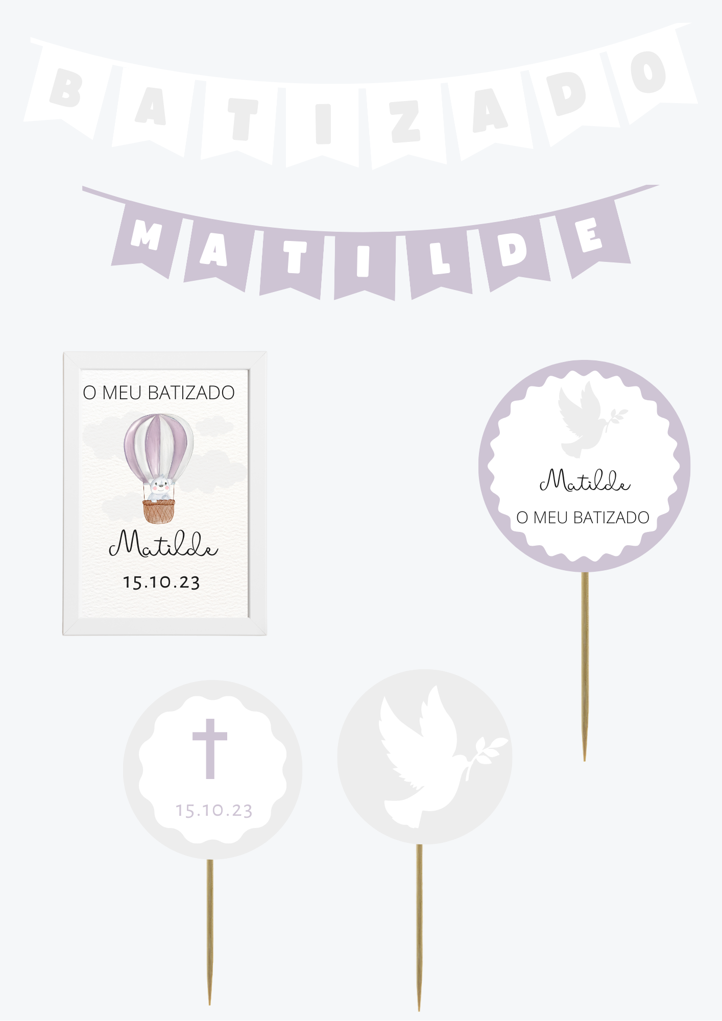Tema Balão de Ar Quente | Kit L