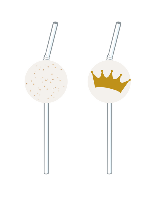 Topper de Palhinhas - Tema Castelo
