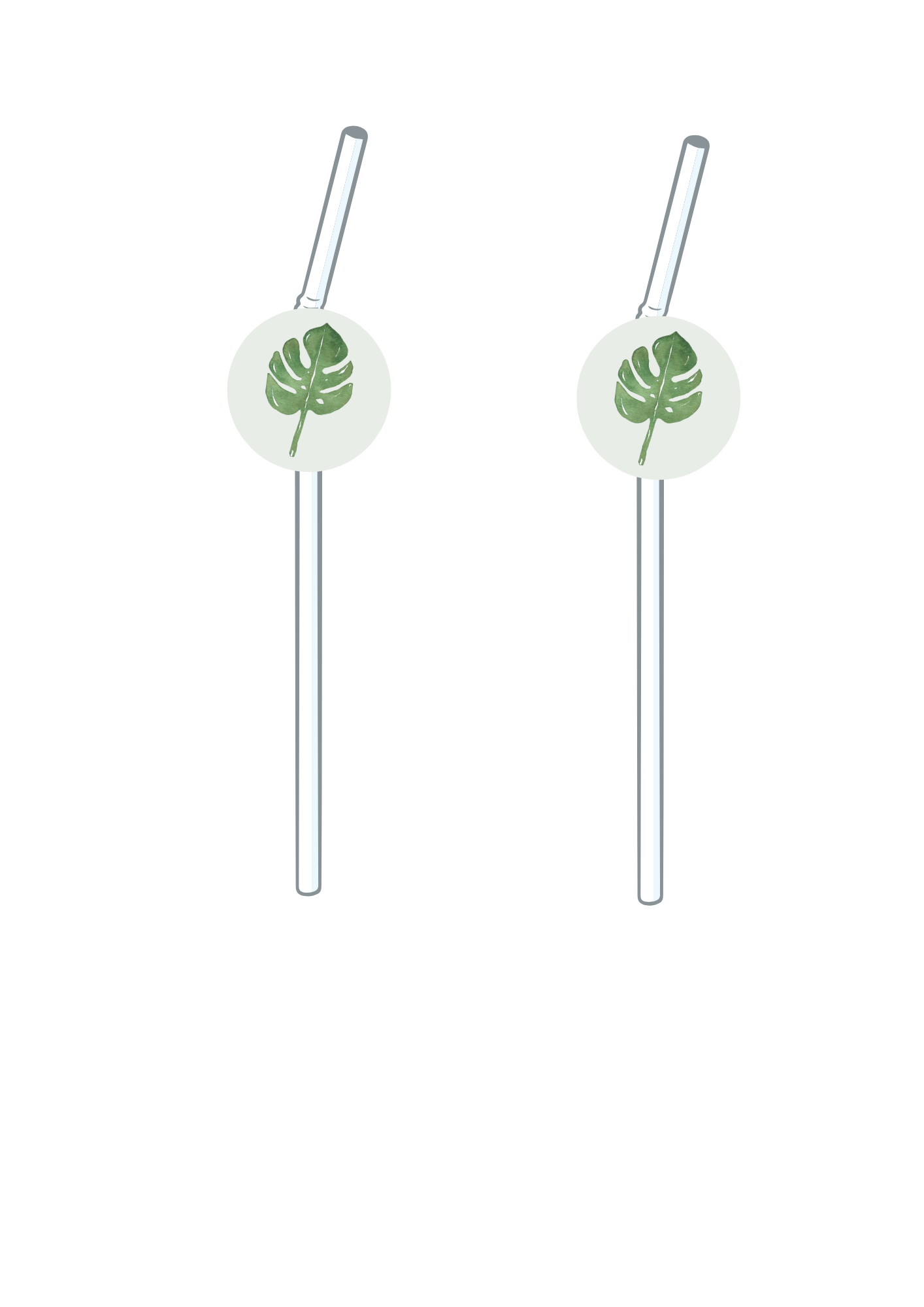 Topper de Palhinhas - Tema Selva