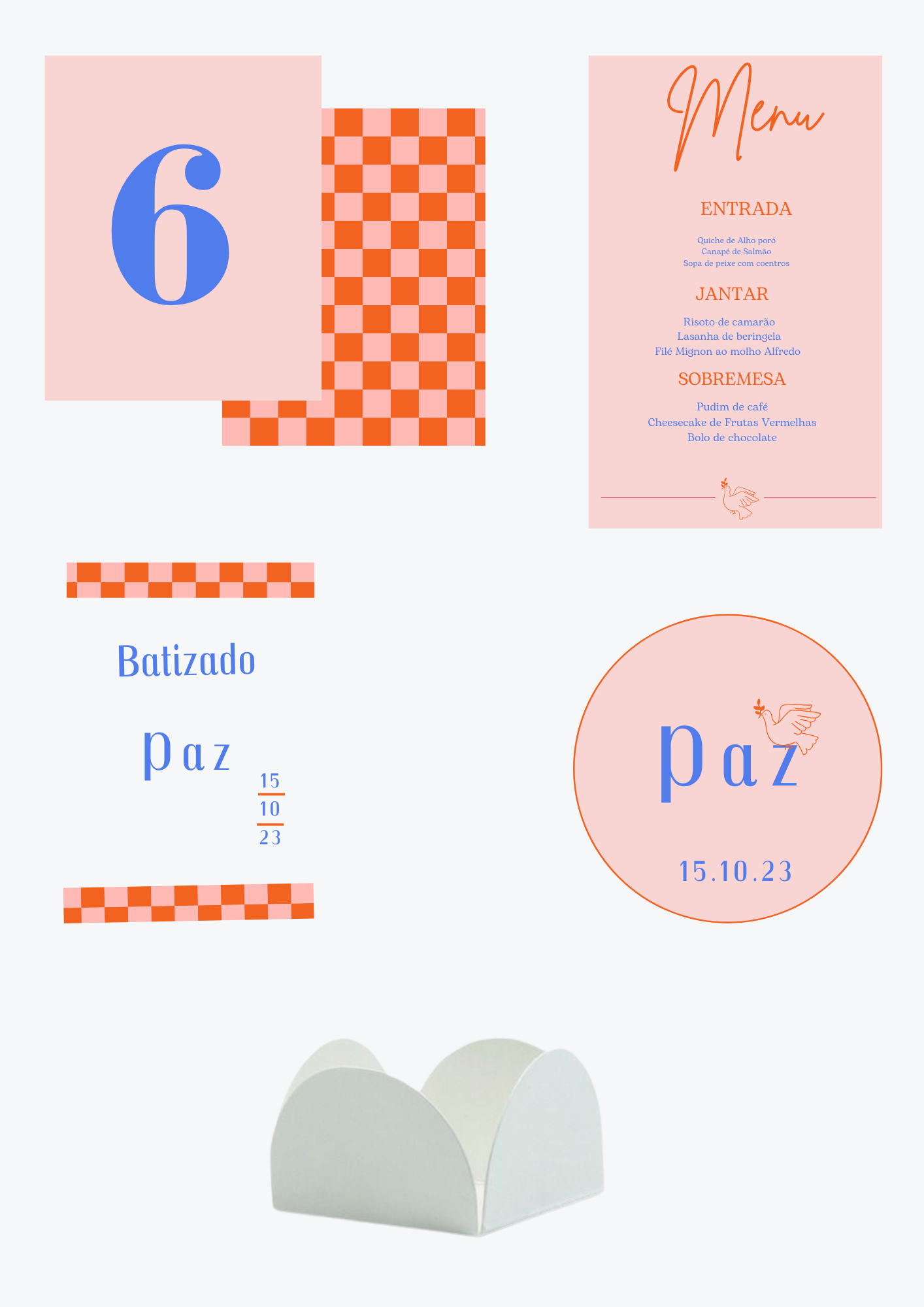 Tema Xadrez Laranja | Kit L
