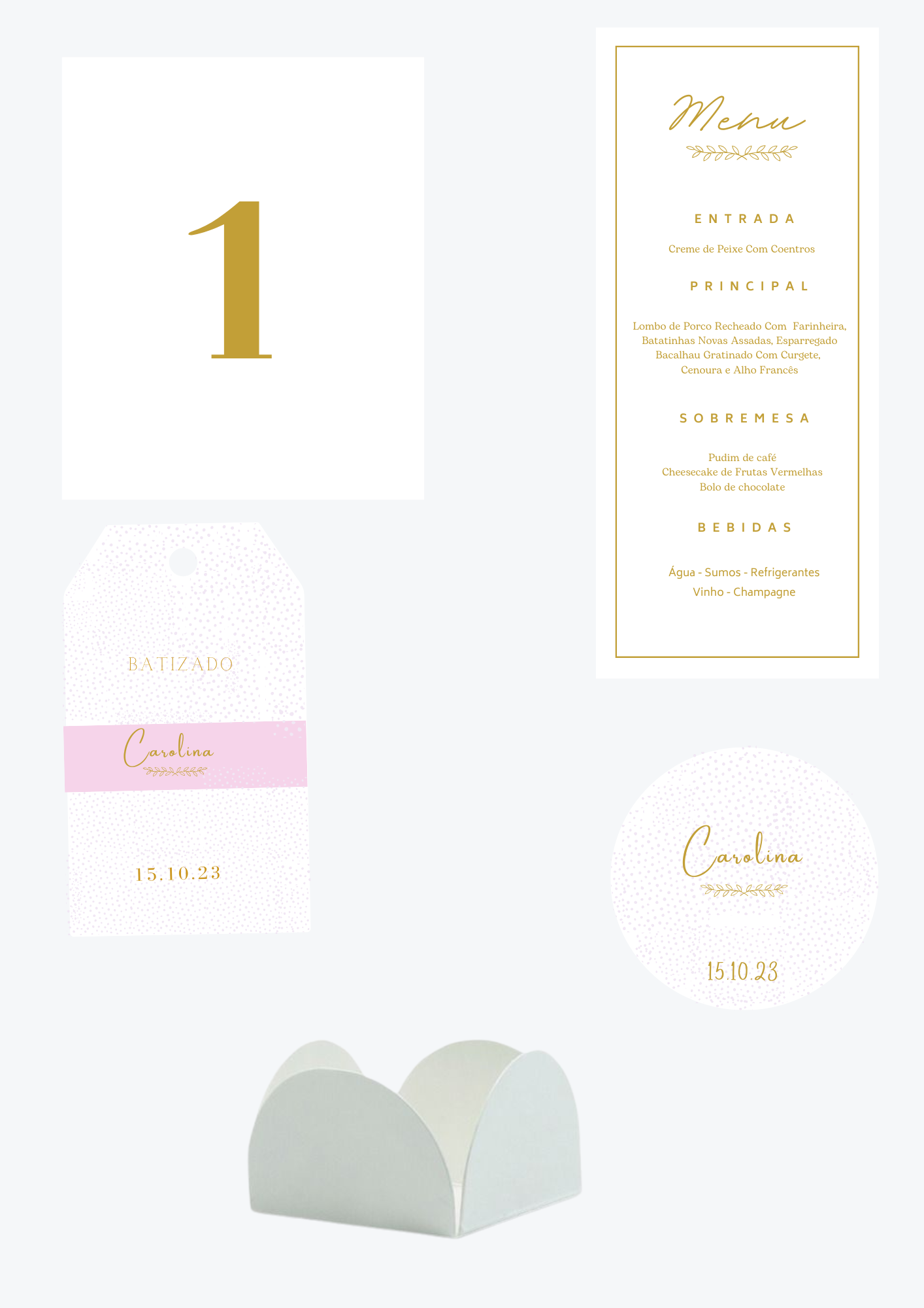 Tema Ouro Rosa | Kit L