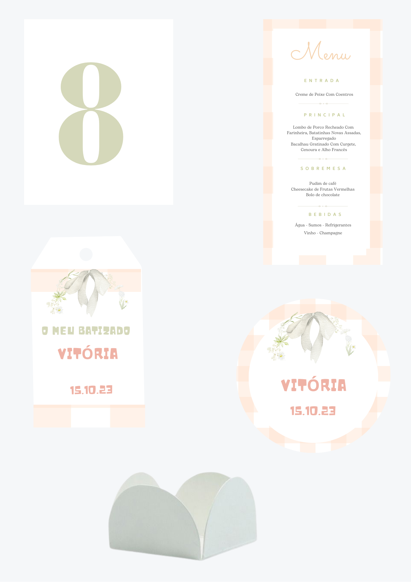 Tema Laço Branco | Kit L