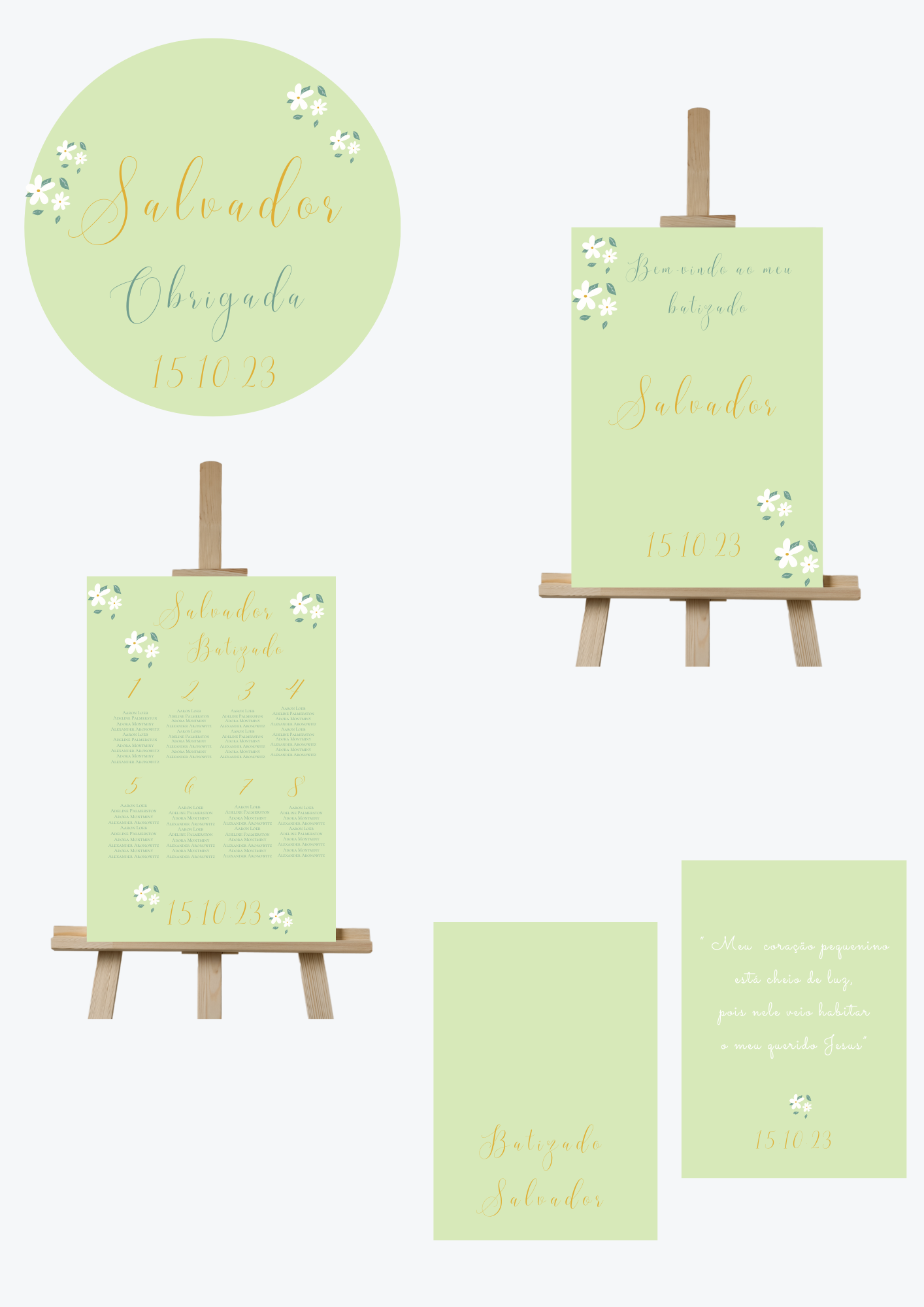 Tema Jasmim Verde | Kit L