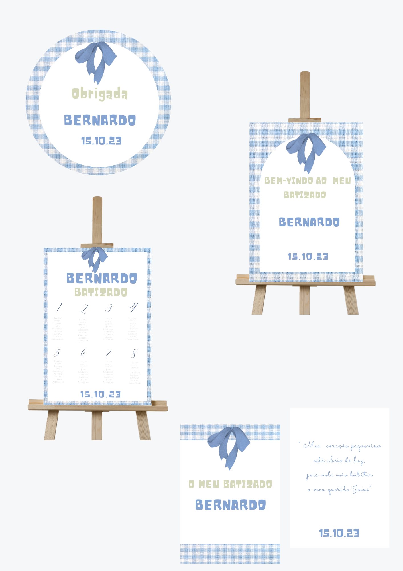 Tema Laço Azul | Kit L