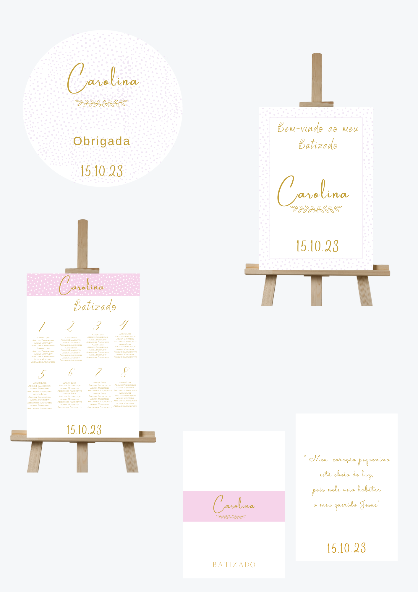Tema Ouro Rosa | Kit L