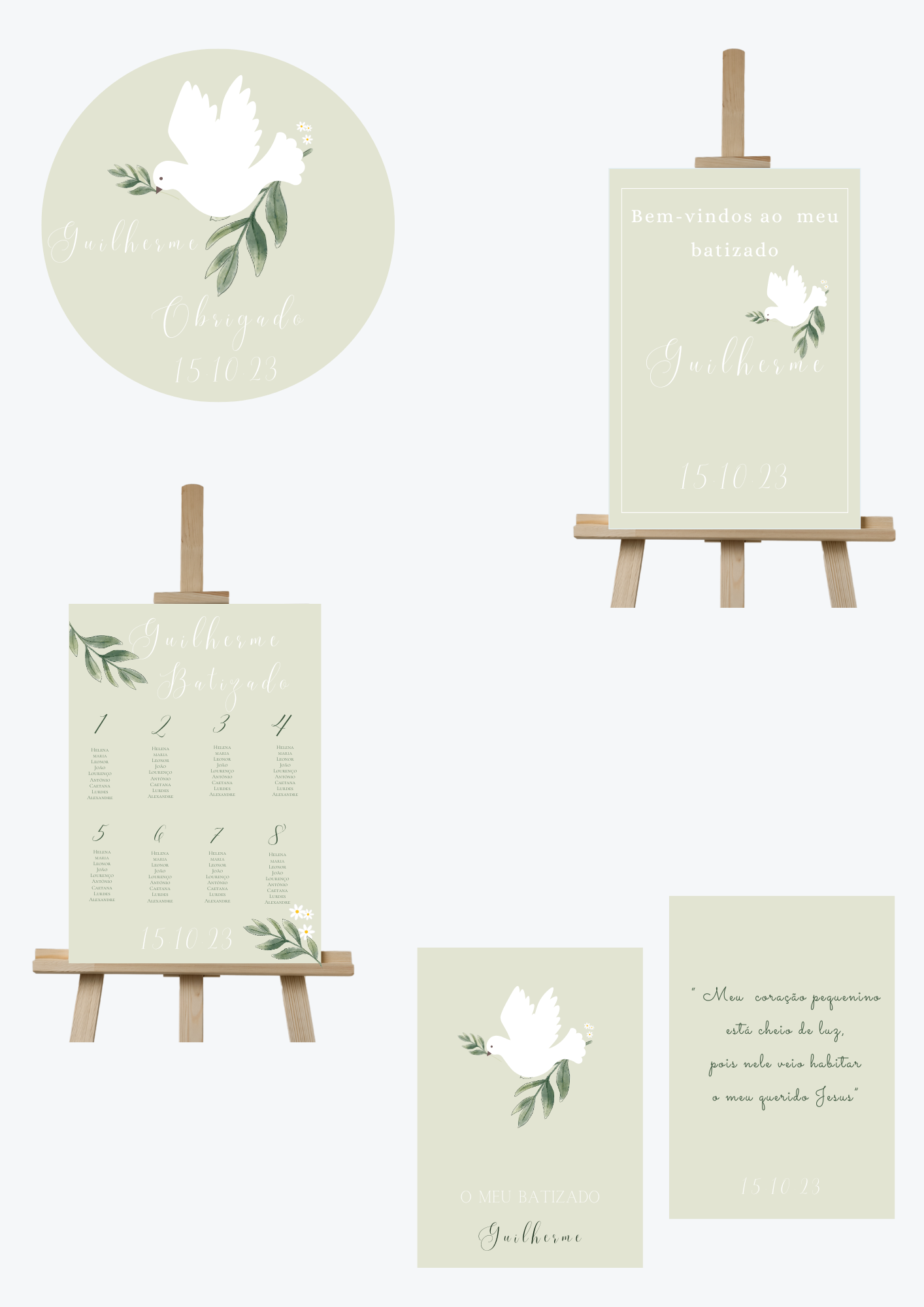 Tema Pomba Verde | Kit L