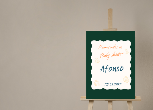 Placar de Boas Vindas - Tema Frutas