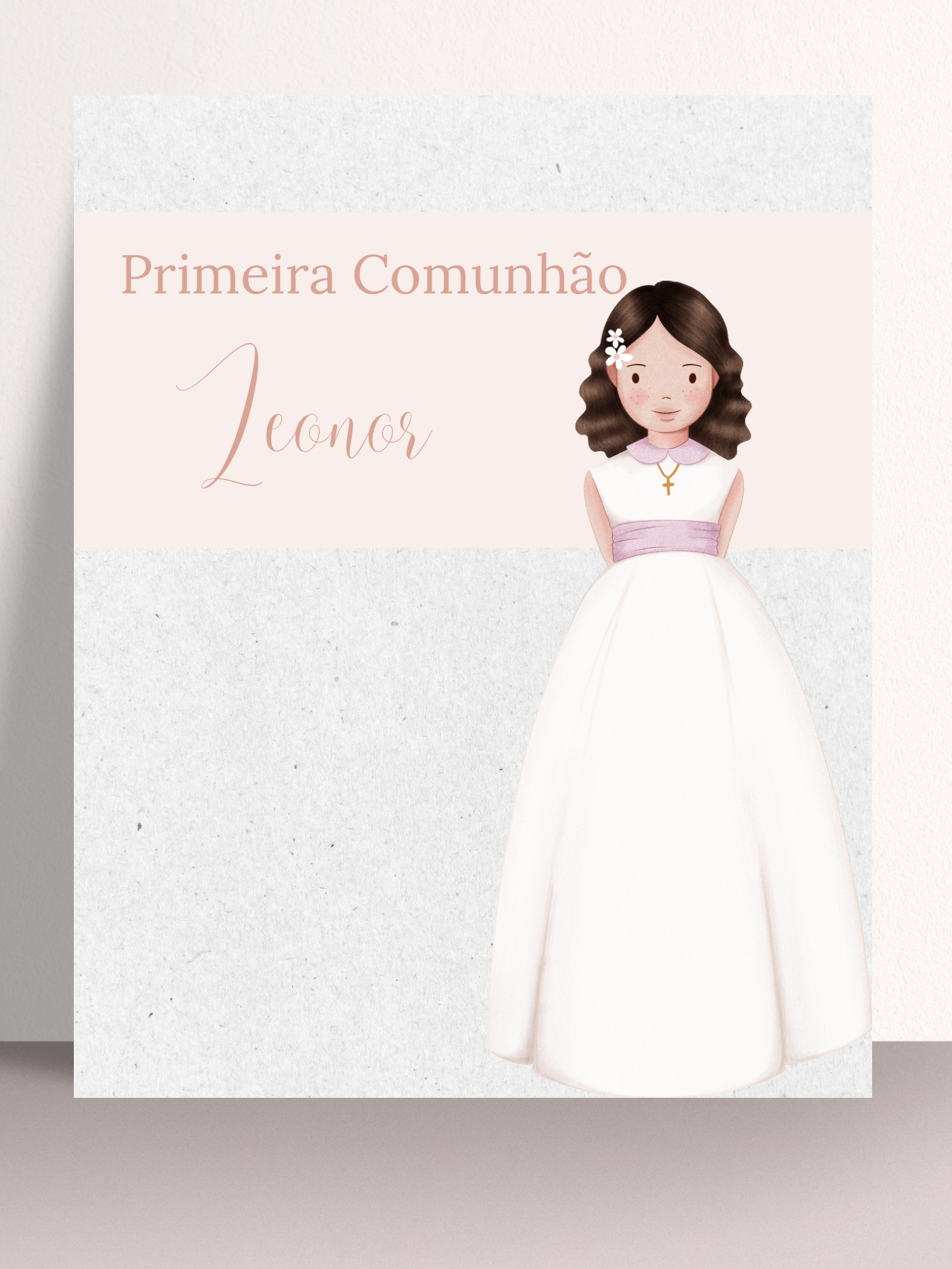 Convite - Tema Vestido Branco 1