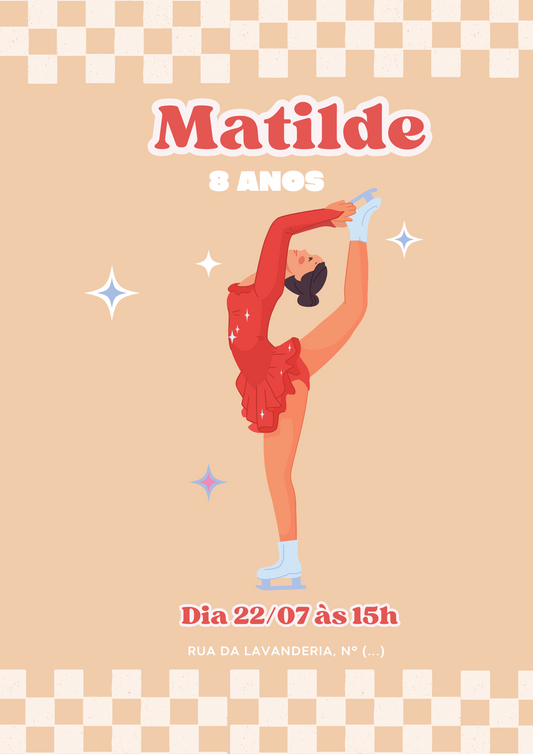 Convite - Tema Ginástica