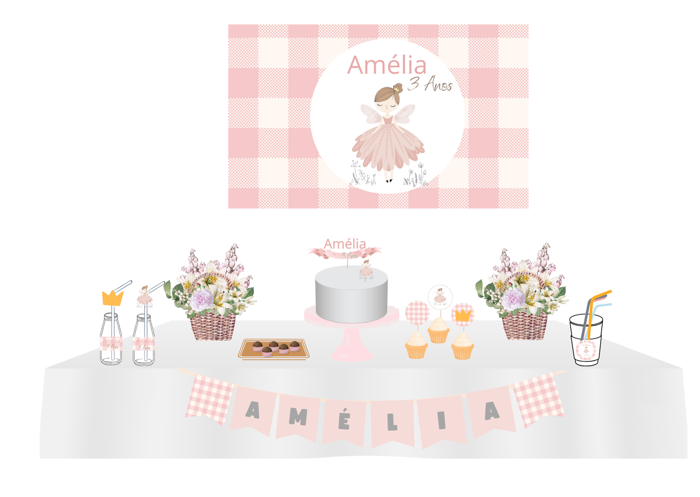 Tema Fada | Kit L