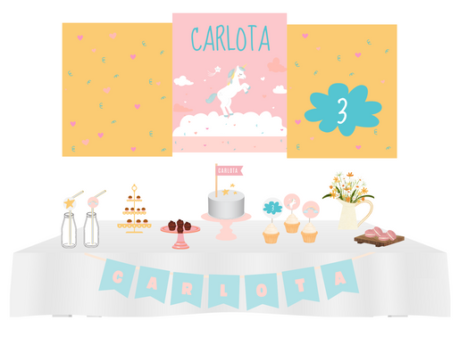 Tema Unicórnio | Kit S