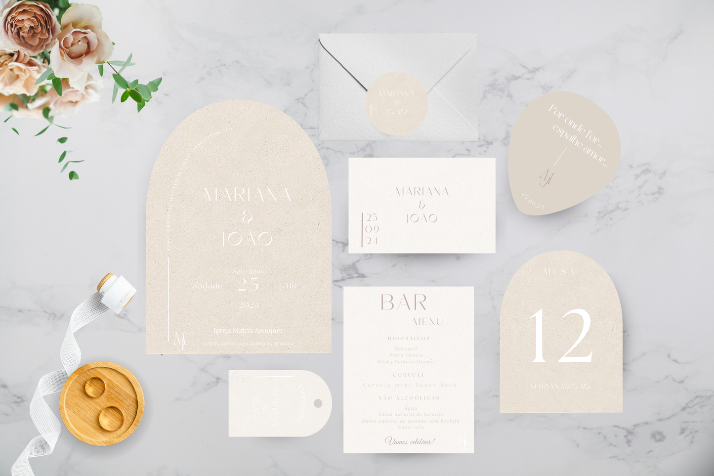 Tema Areia | Kit Casamento