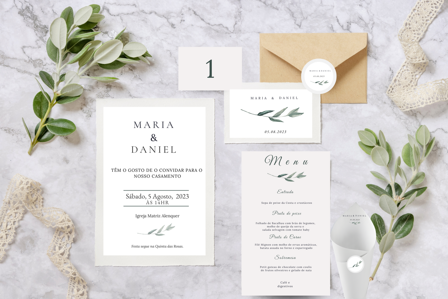 Tema Ramo | Kit Casamento