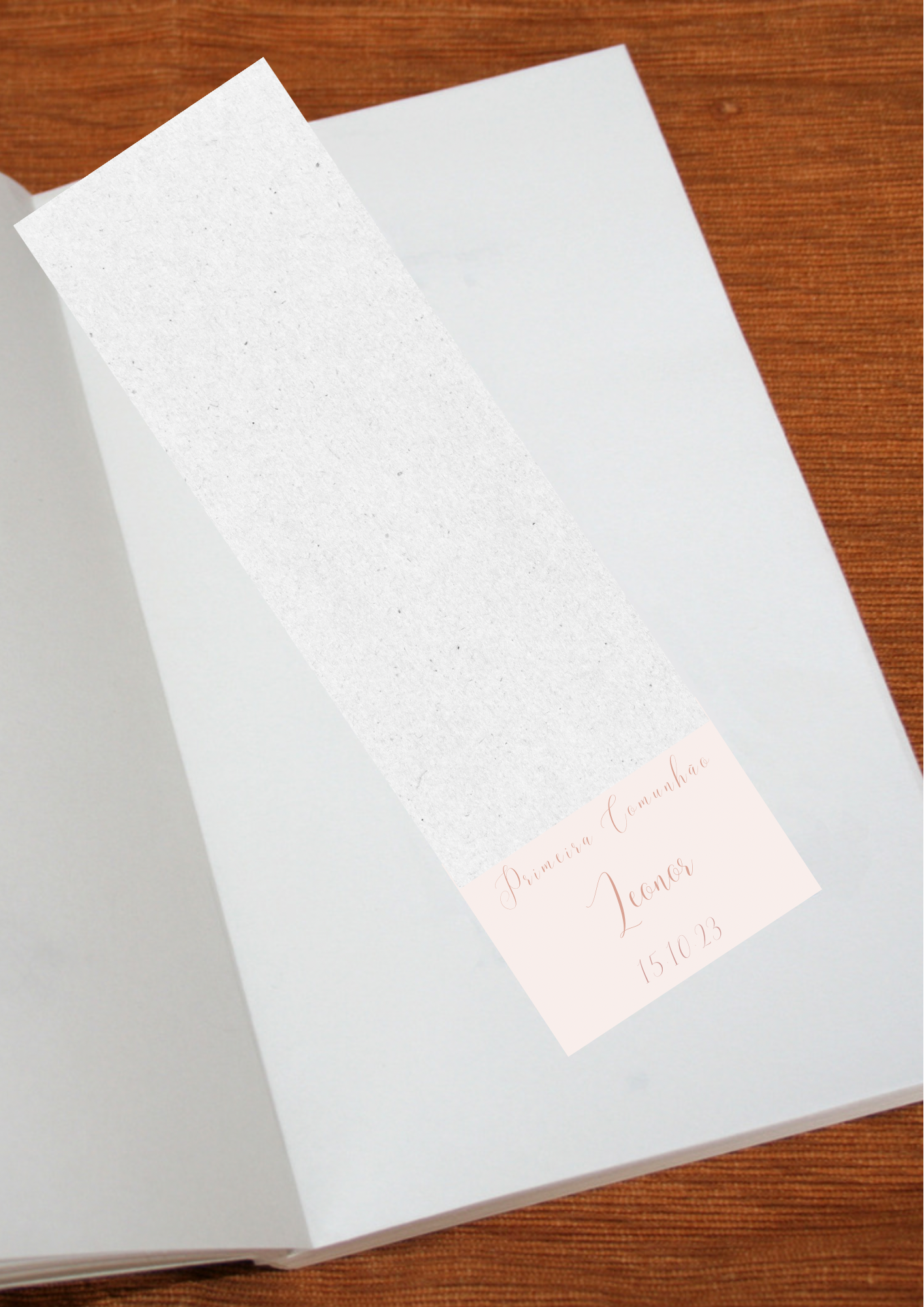 Marcador de Livro - Tema Vestido Branco 1