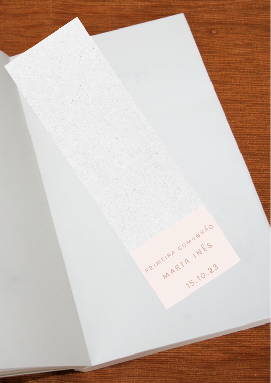 Marcador de Livro - Tema Vestido Branco 2