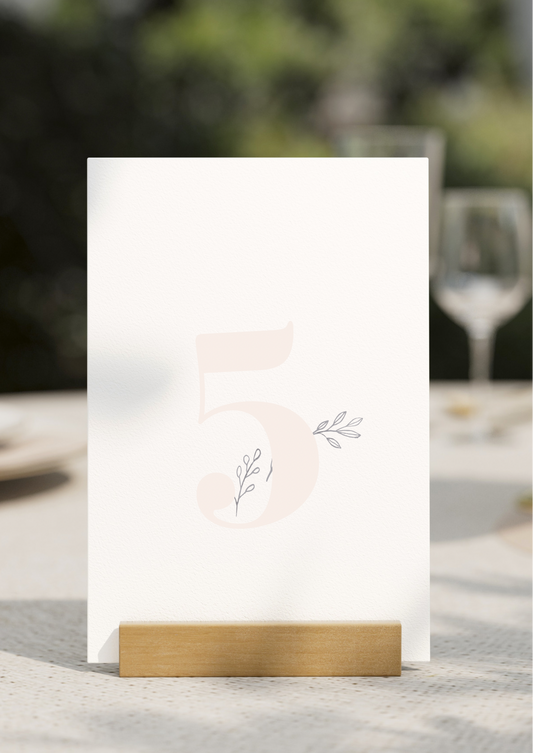 Marcador de Mesa - Tema Cerejas Azuis