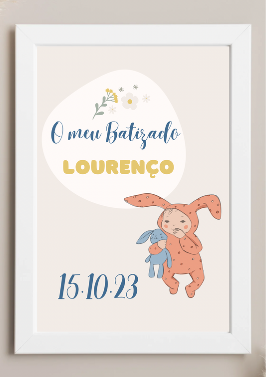 Poster de Mesa de Bolo - Tema Peluche