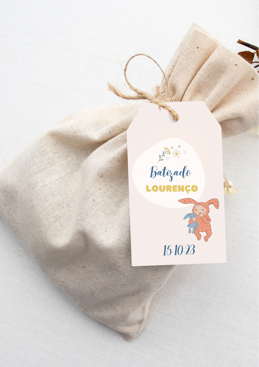 Cartão de Agradecimento - Tema Peluche